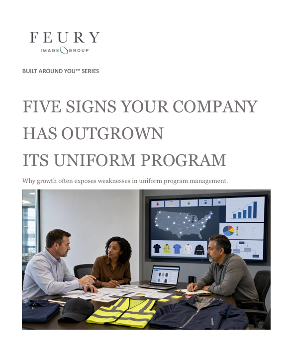 5 Signs Your Company Has Outgrown Its Uniform Program whitepaper cover
