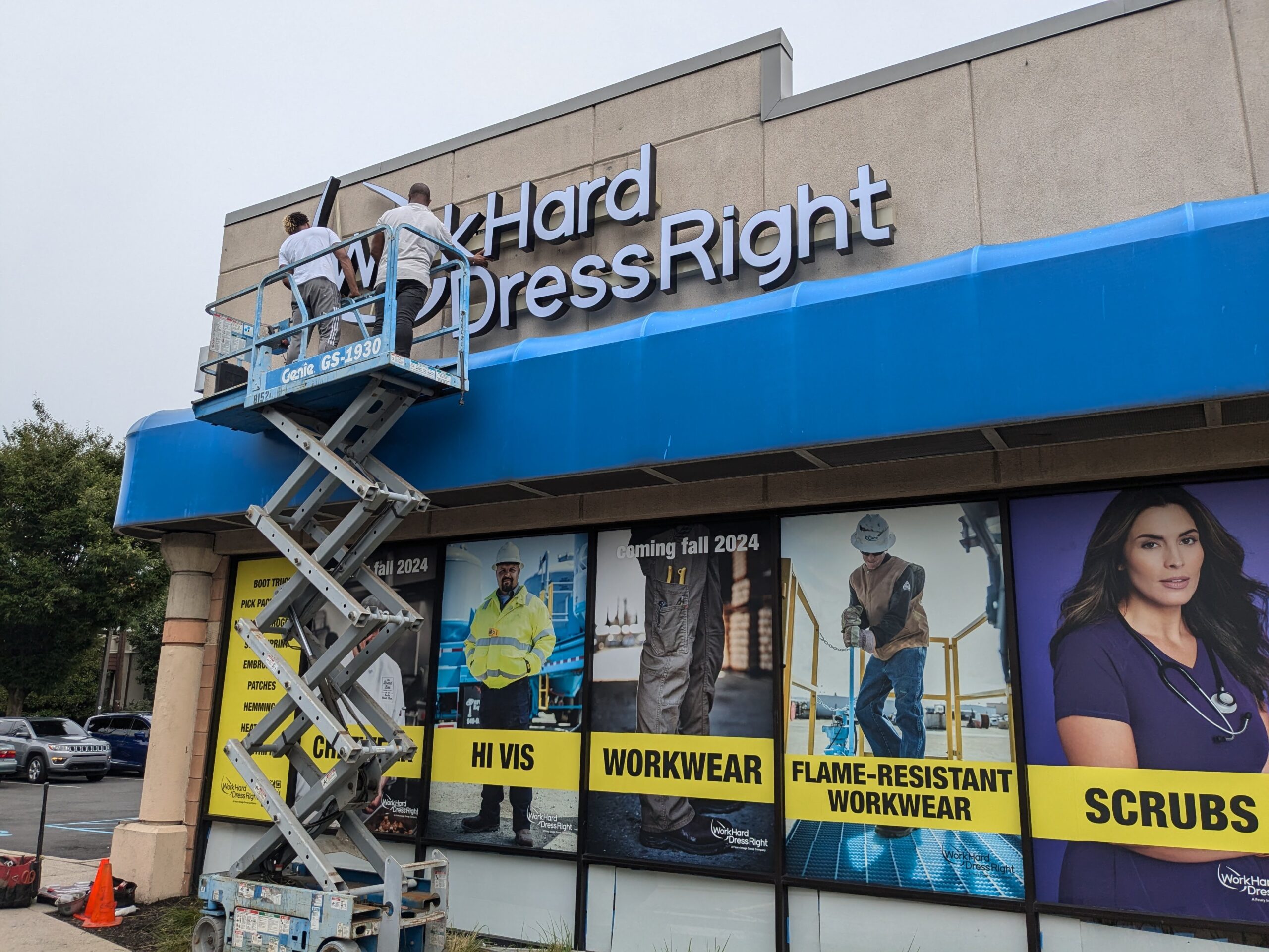 Exterior Signage and Window Graphics – Feury Image Group Exterior business signage and window graphics demonstrating coordinated brand visibility